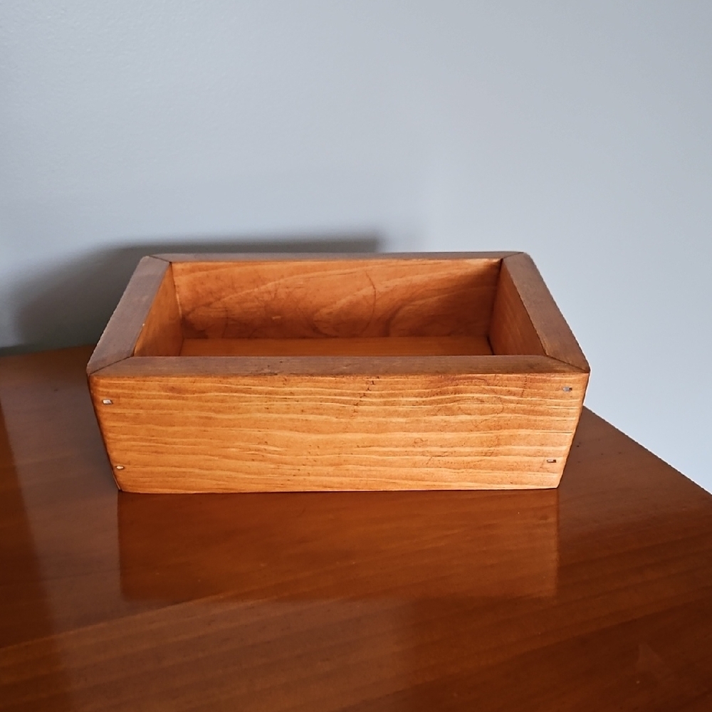 Handmade Natural Wood Catch-All Tray